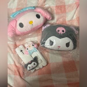 Sanrio Kuromi and My Melody Car Decor Accessory Set